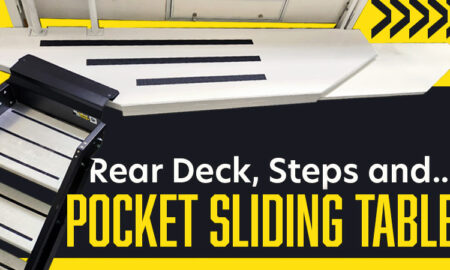 Deck Steps Pocket Sliding Table