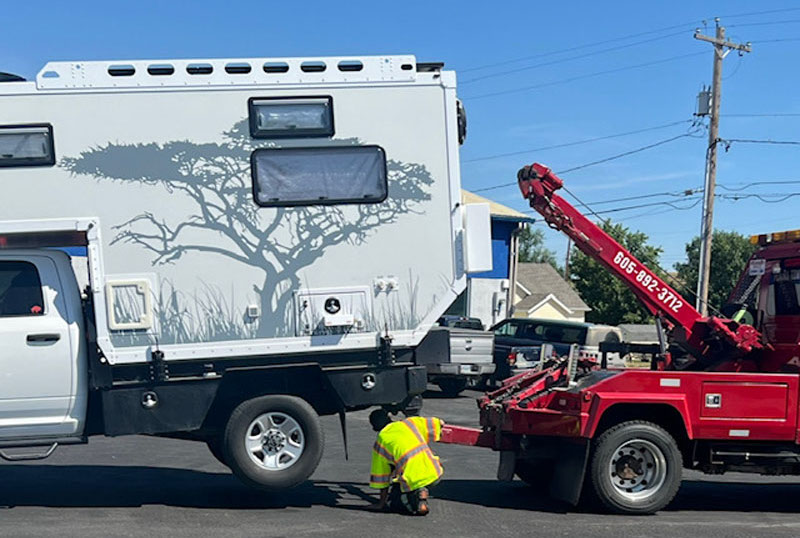 Girl Gone Glamping Truck Breakdown