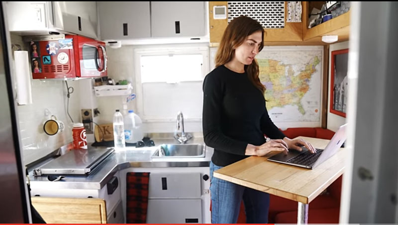 Girl Gone Glamping Standing Desk