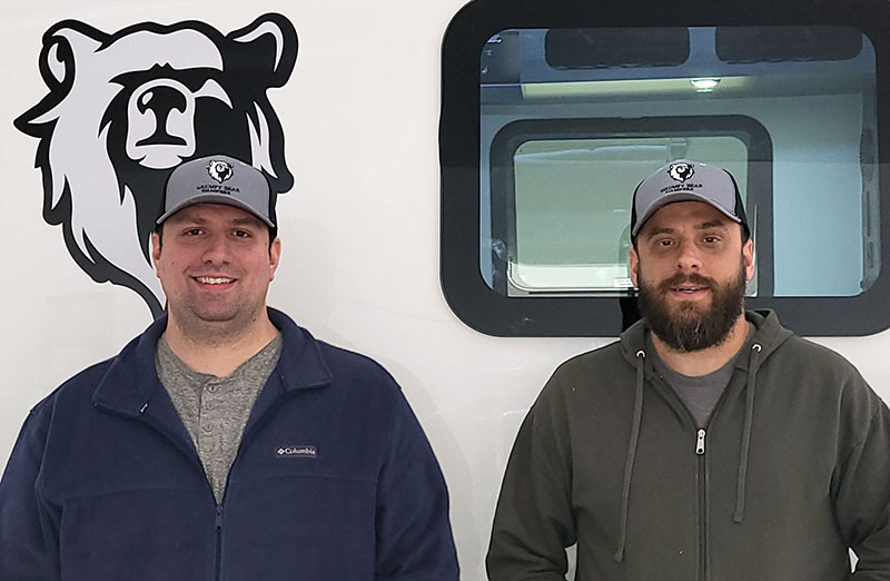 Grumpy Bear Founders at the Factory