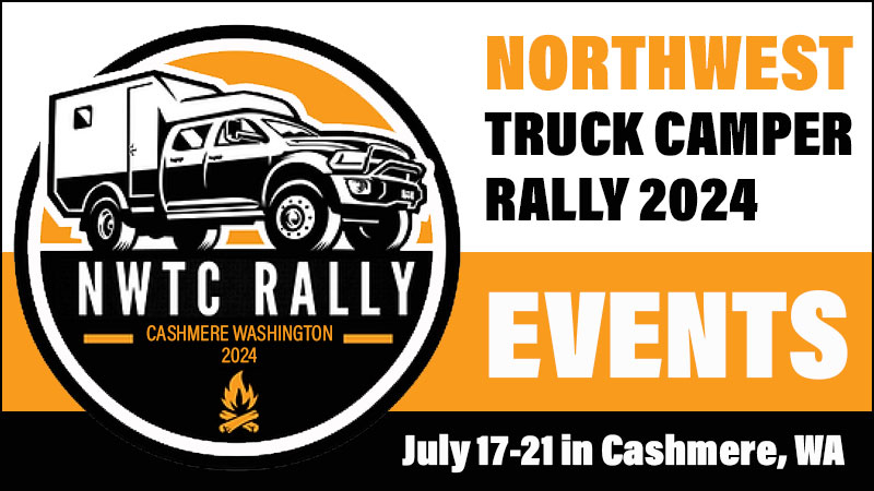 NW Truck Camper Rally Events 2024 July