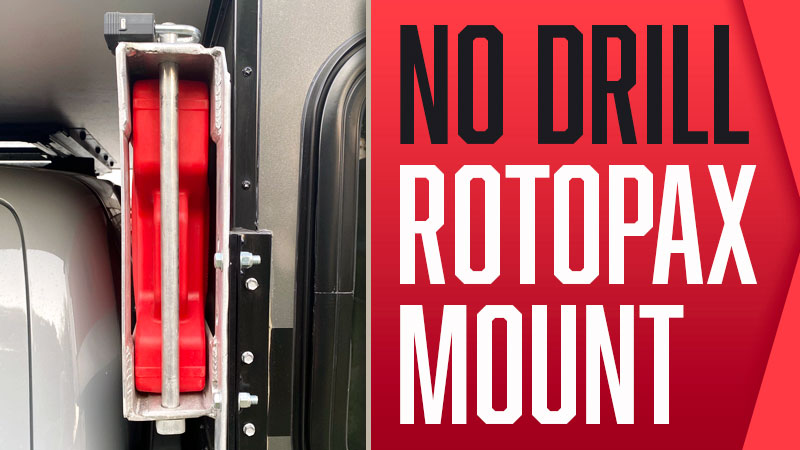 No Drill Rotopax Mount