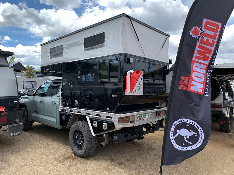 Overland Expo Norweld Tray And Four Wheel Camper