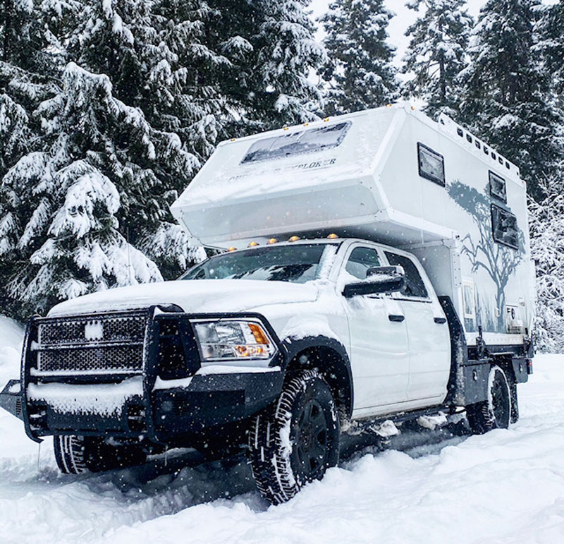 Snow Camping Winter