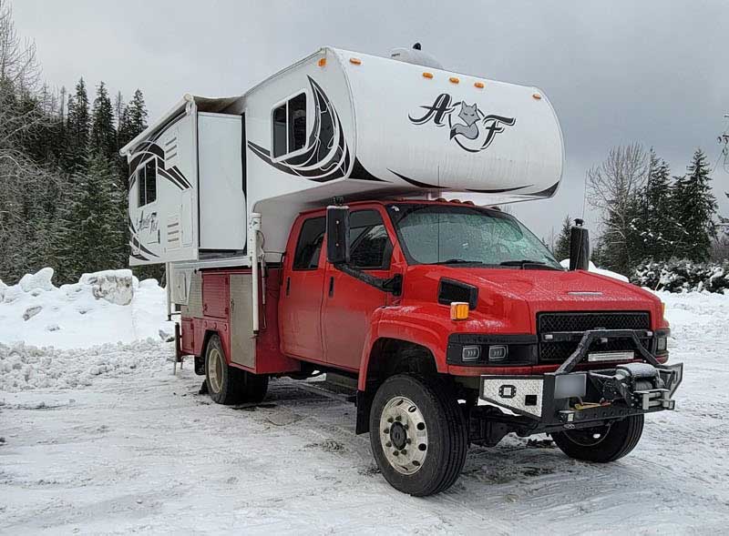 Big Red Kodiak Meets Arctic Fox - Truck Camper Magazine