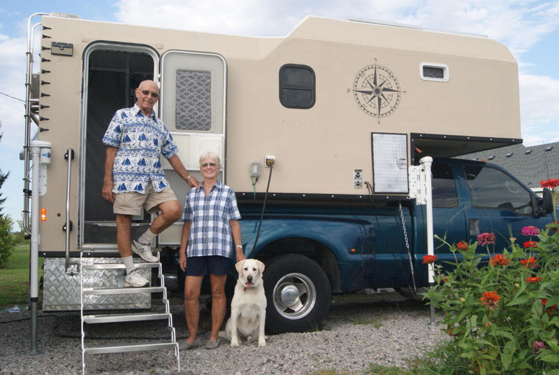 Builders of the Camper, Tom and Ann Mikan