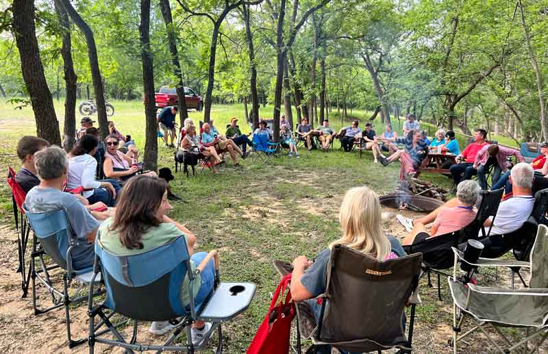 Campfire Night One At The Rally