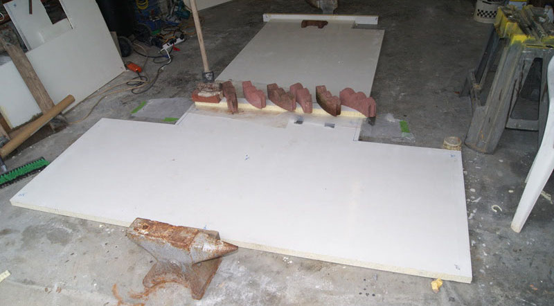 Floor Epoxied Together