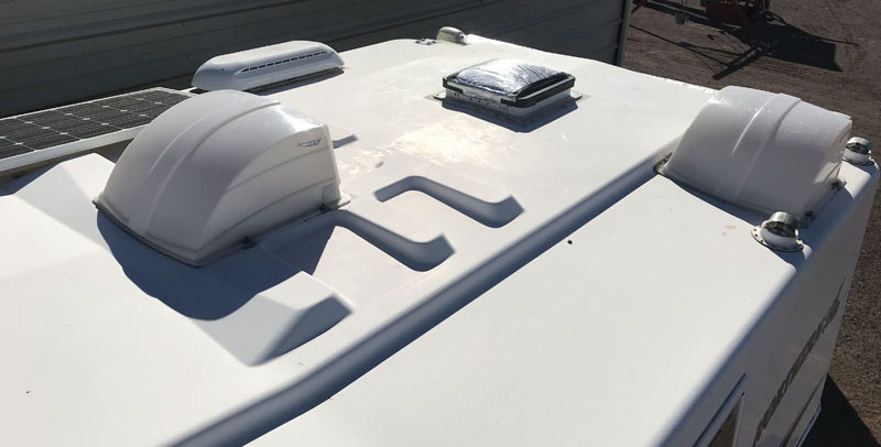Hail Protection RV Modification Back Vent