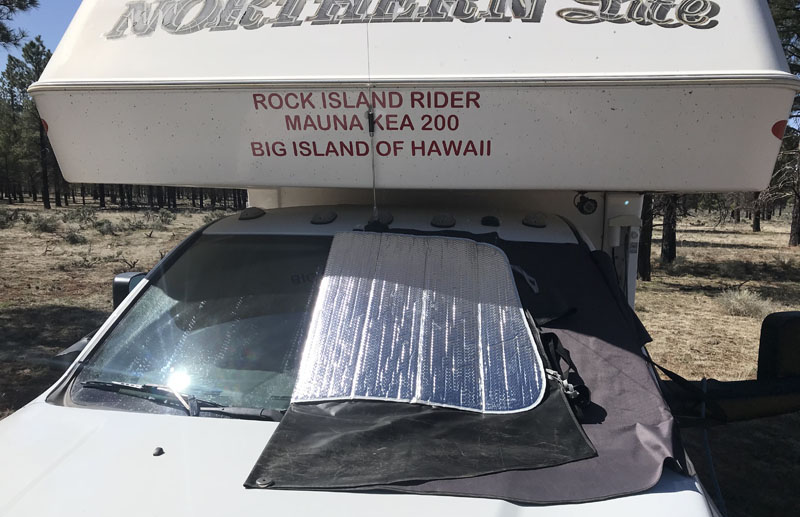 Hail Protection RV Modification Front Windshield