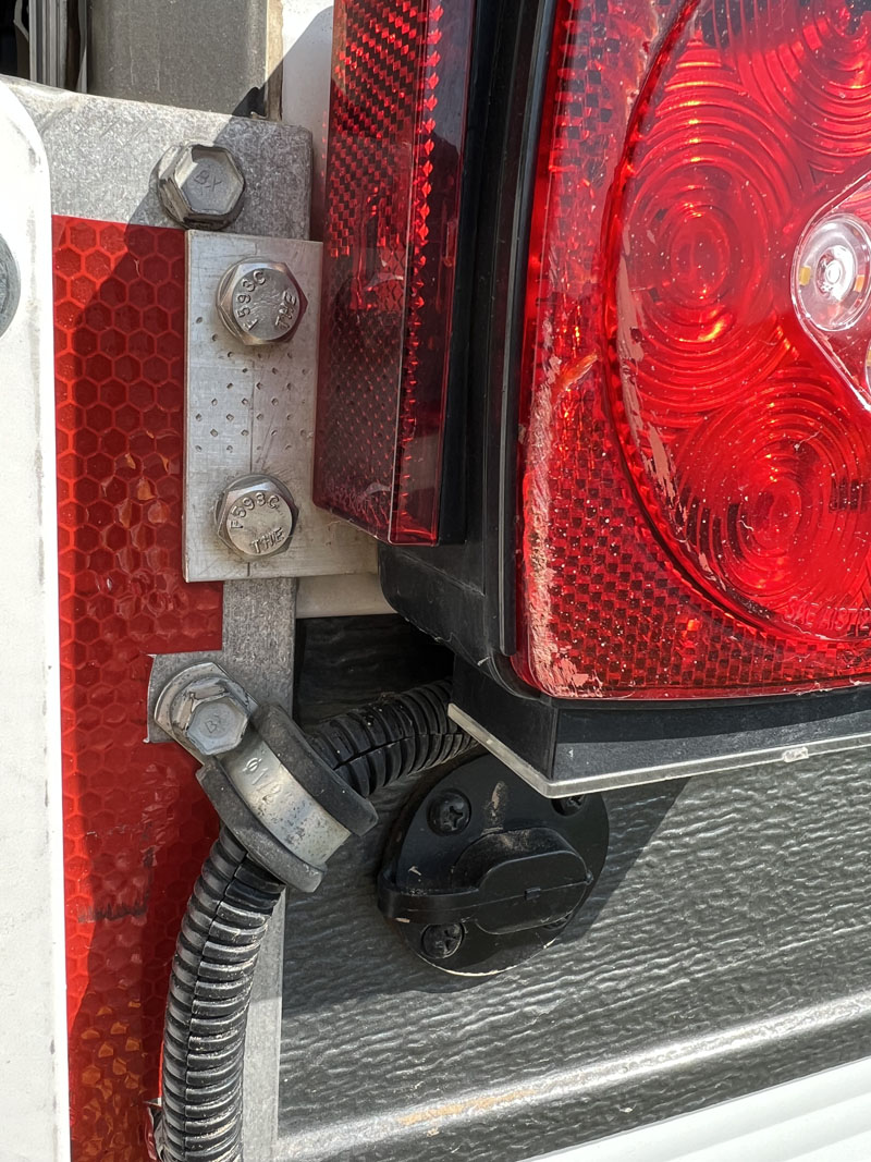 LED Lights Four Wheel Camper Close Up