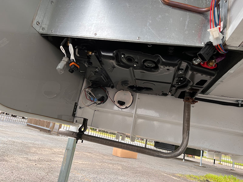 Lance 960 Camper Underneath Exposed Generator And Wiring