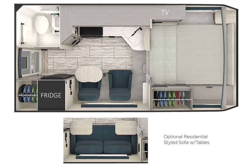 Lance 960 Floor Plan Sofa Option