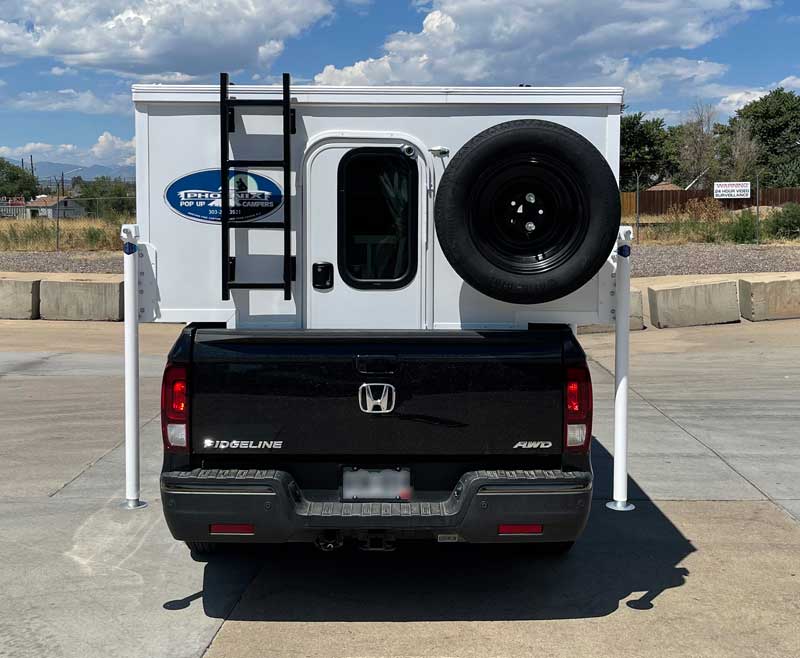 Lighten Up Ladders and spare tire holder