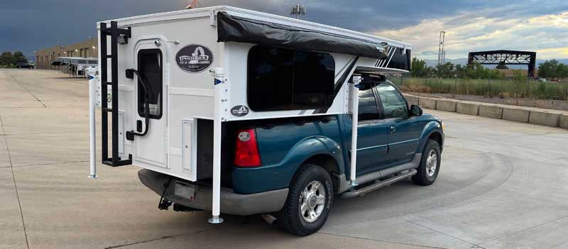 Lighten Up Ladders on truck campers