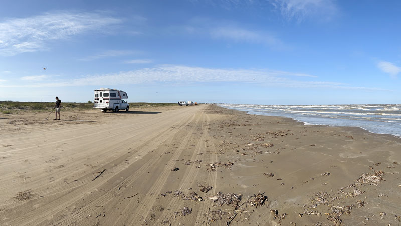 Texas Beach Metal Detecting