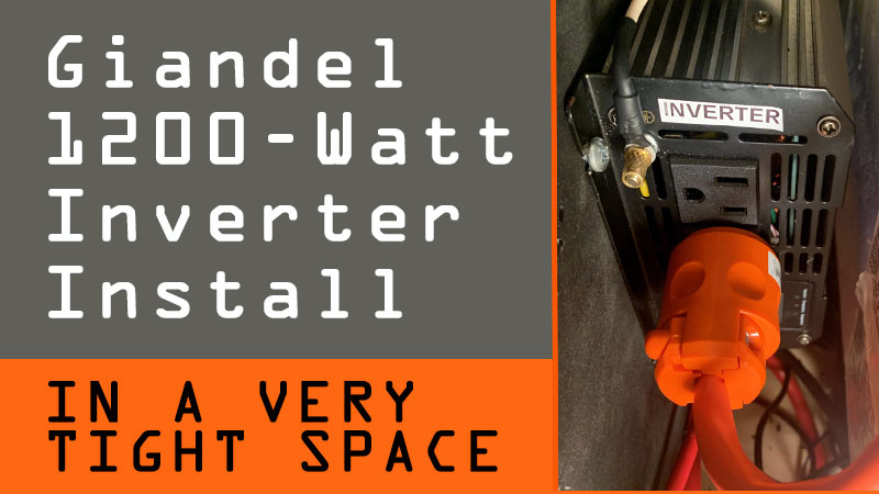Tight Space Giandel Inverter Install