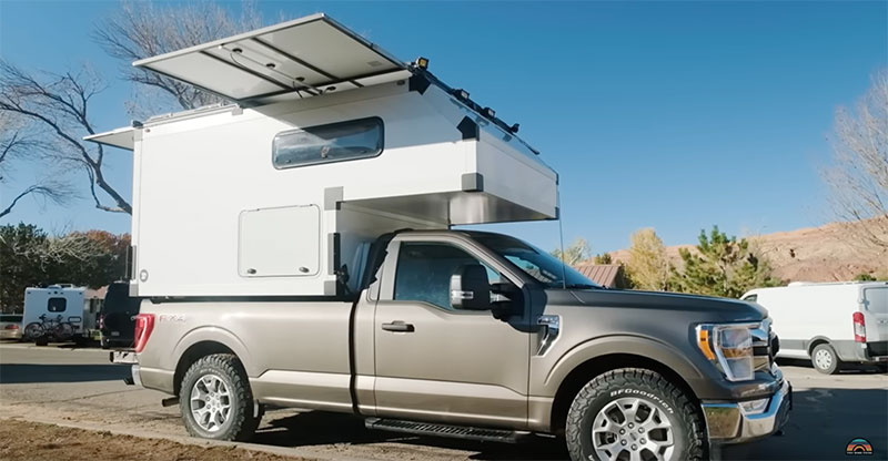 Wild Camper Solar Panels Out On Roof