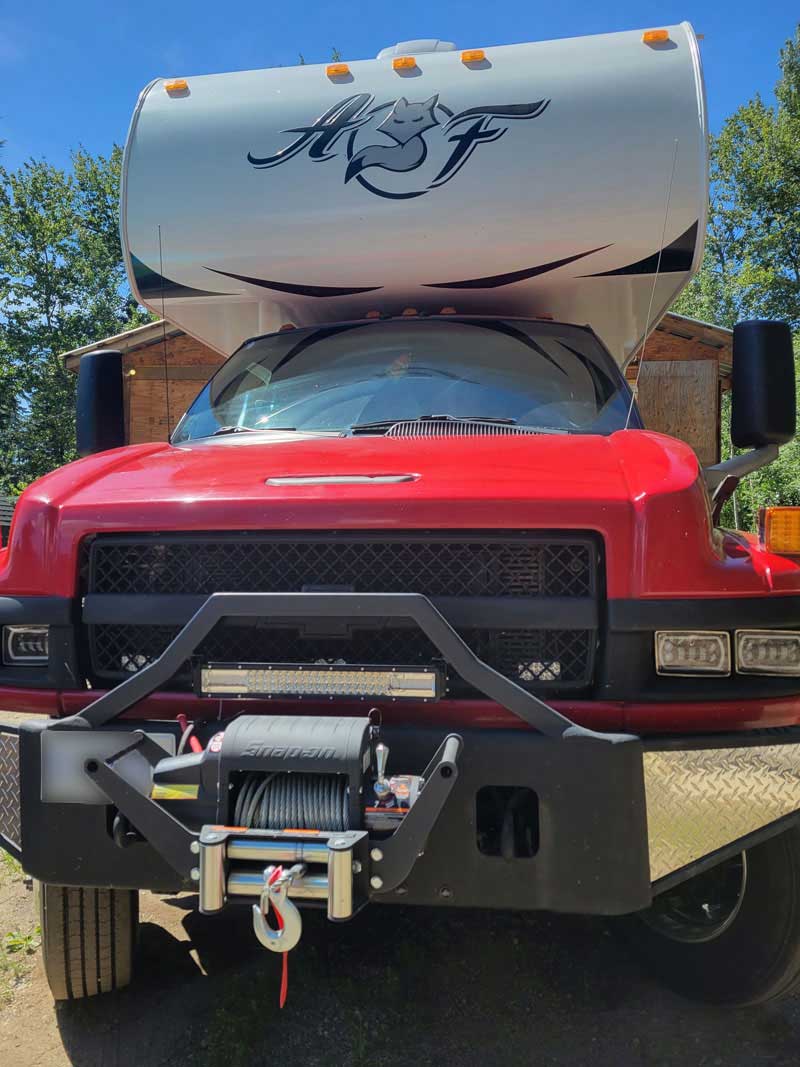 Winch On Kodiak Truck