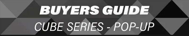 Buyers Guide Banner Cube Series PopUp Campers