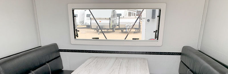 Cube Camper Front Window