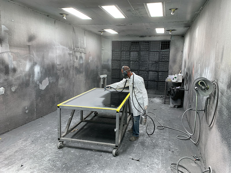 Cube Series Spray Booth Gel Coat 1