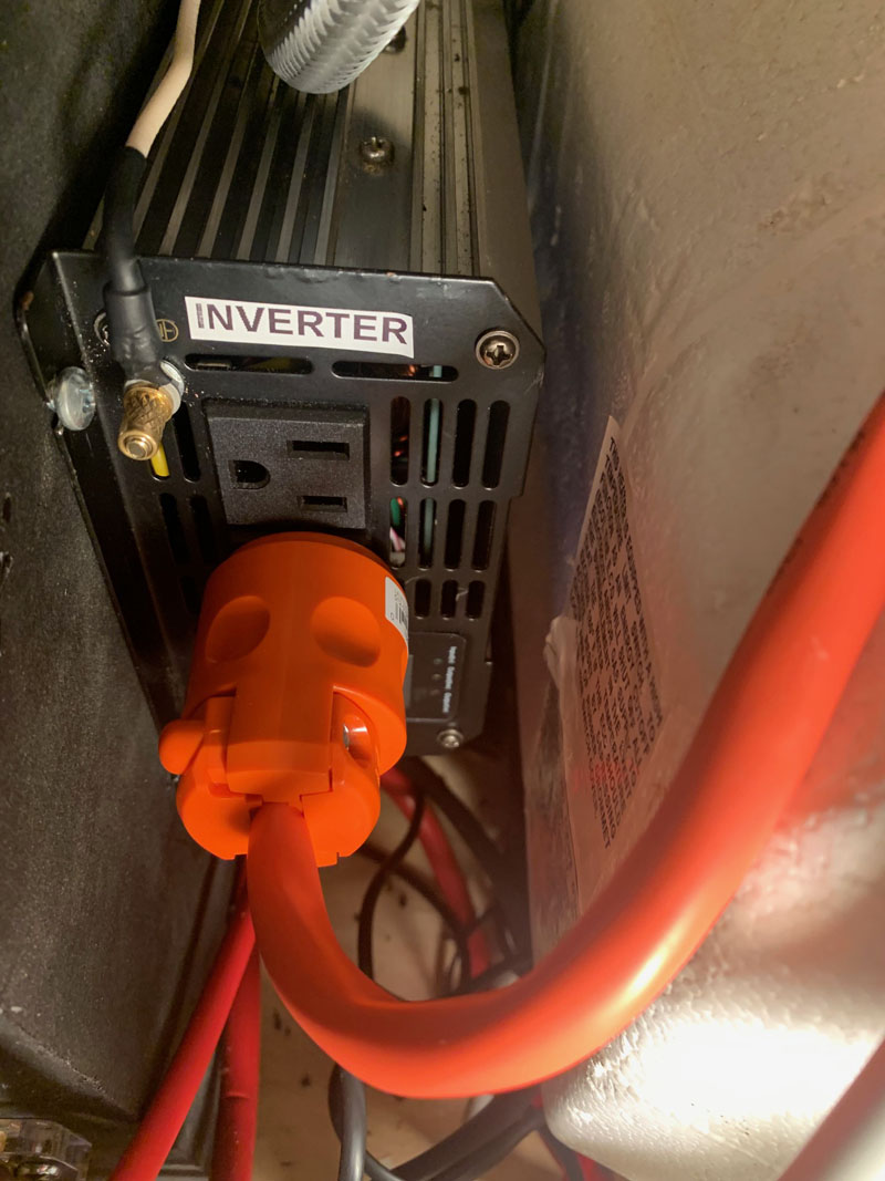 Inverter Installation 1 Inverter Mounted To Side Of Battery Box