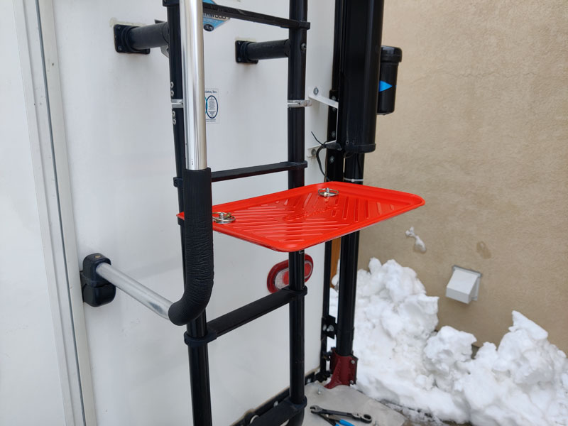 Ladder Mounted Tray Pic 10
