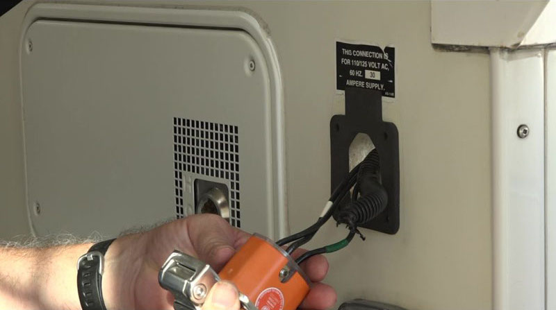 RV Smart Plug Attach New Gasket And Wire In Smart Plug