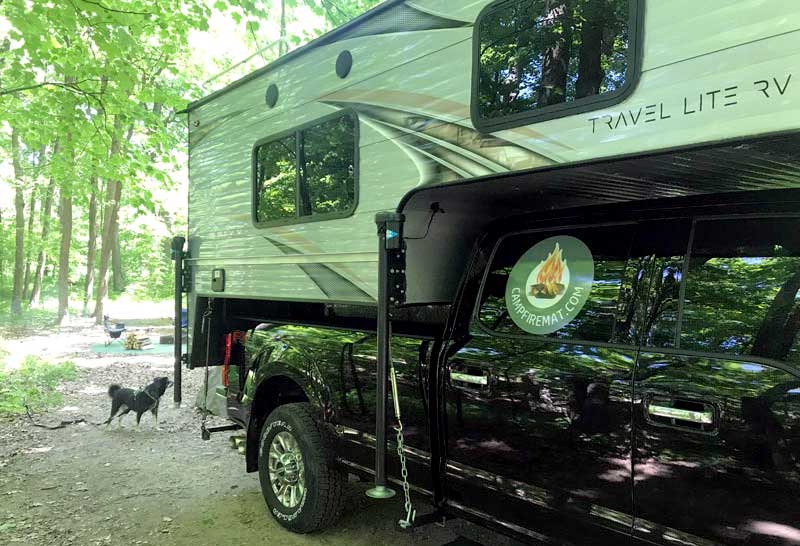 Awning With No Drilling Into Camper 1