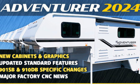 2024 Adventurer Truck Camper Updates and Factory Changes