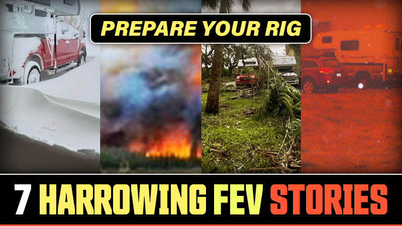 Family Emergency Vehicle Stories with Truck Campers
