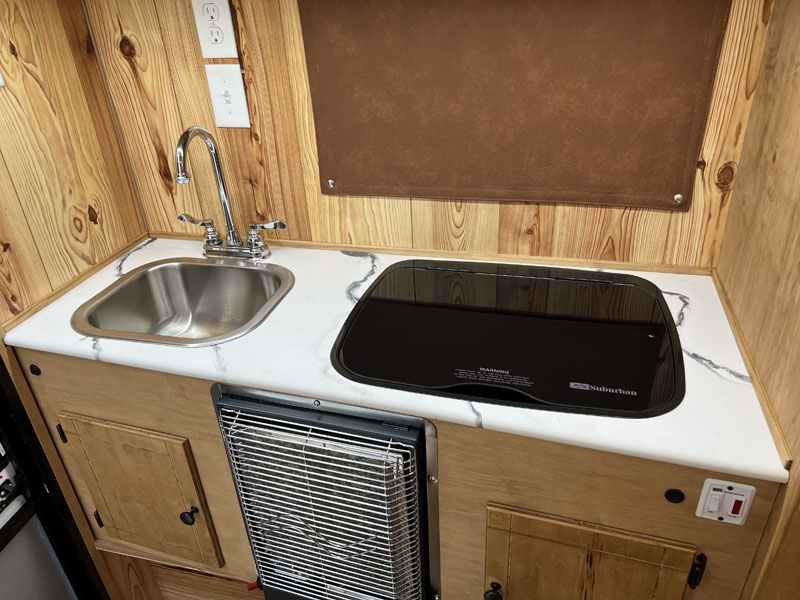 Capri Camper Countertop With Sink And Stove