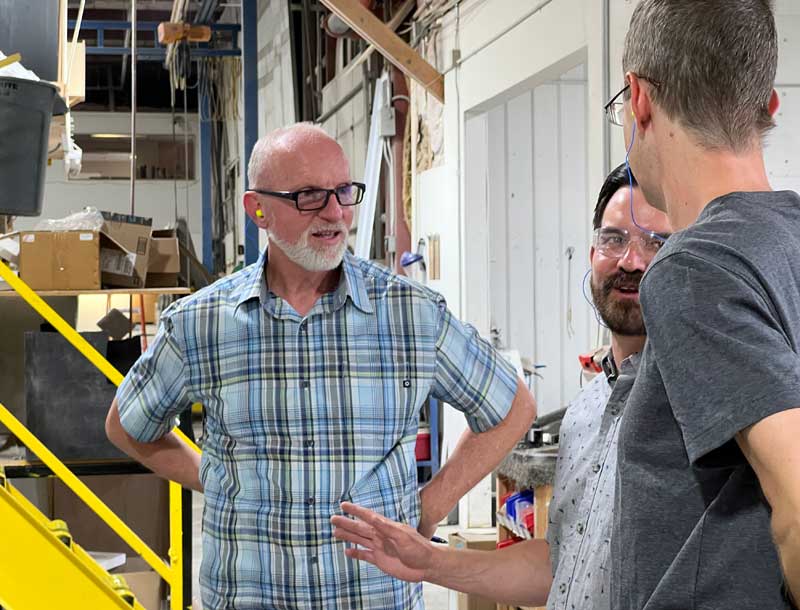 Claus, David, and Gordon at Adventurer