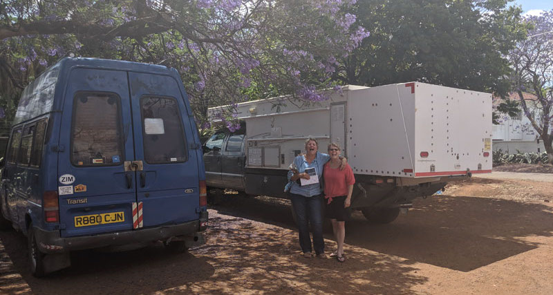 Dot Becker And Her Trusty 2WD Ford Transit