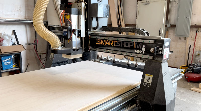 Laguna Smart Shop CNC Machine At Capri Camper