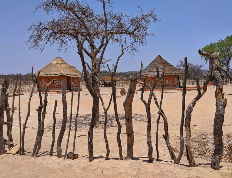 Outside Of Ndebele Home