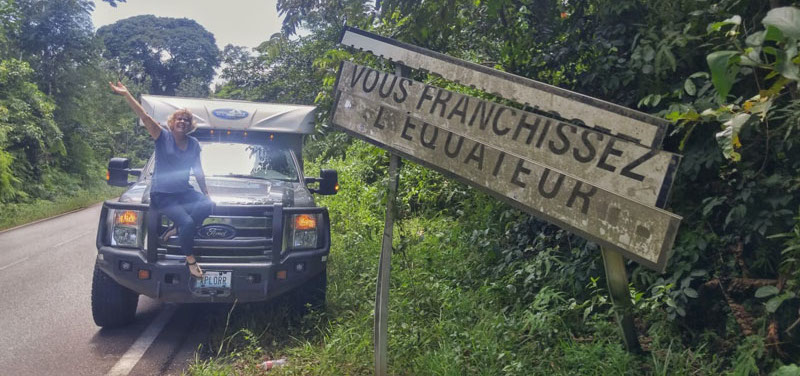 Overlanding Africa 1st Crossing Of The Equator In Gabon