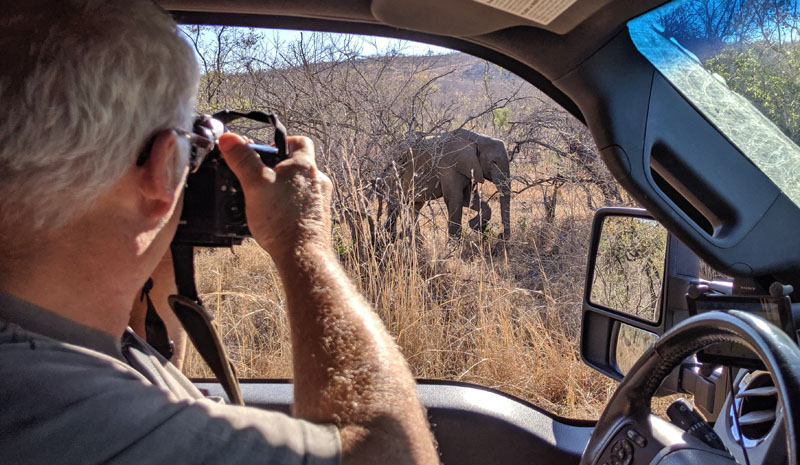 Overlanding Africa Bruce Taking Photos