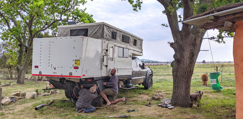 Overlanding Africa Fixing Truck Again