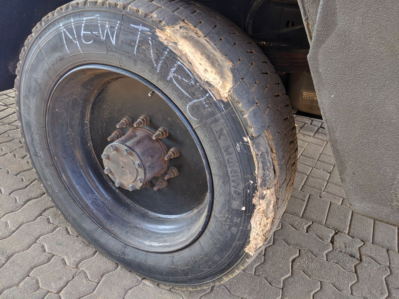 Roads In Africa Are Hard On Tires