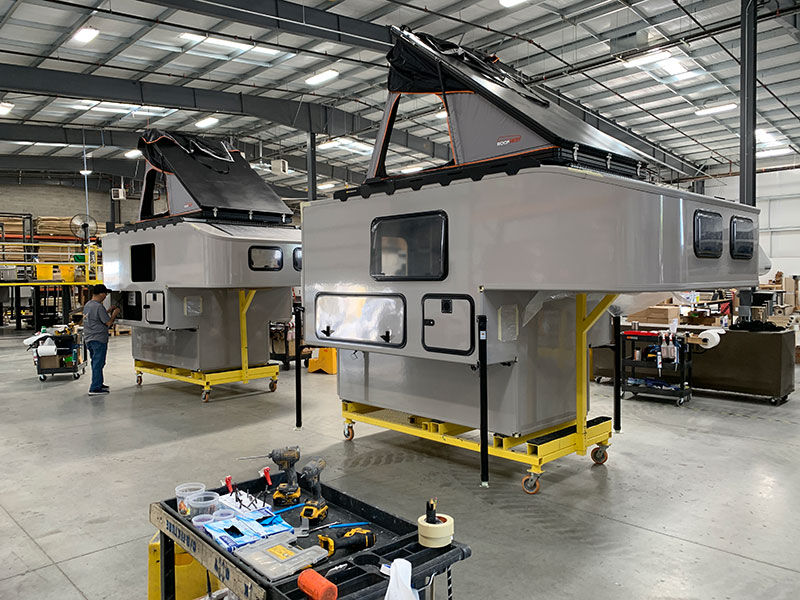 Scout Factory After Roof Cage Compartment Doors Installed