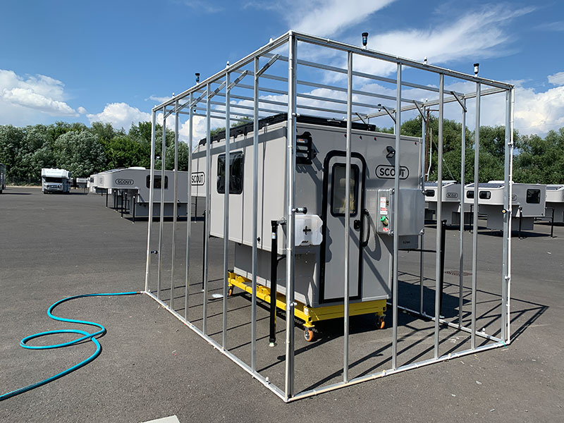Scout Factory Leak Test Cage