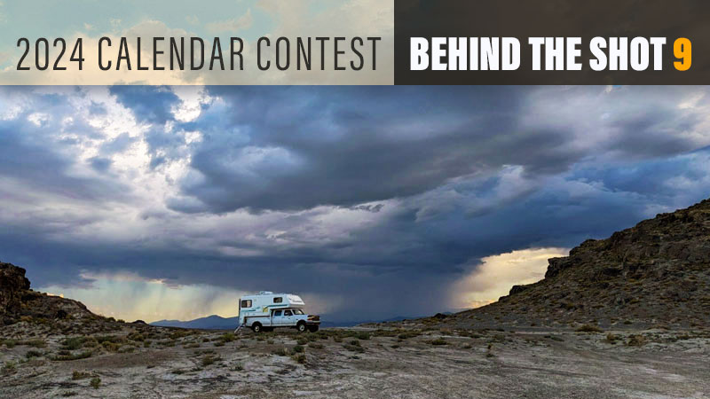 Truck Camper Calendar Behind Shot 9