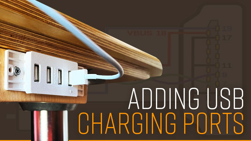 Adding USB Charging Ports to a Camper