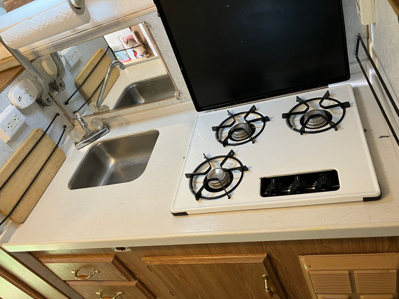Camper Kitchen Mods After