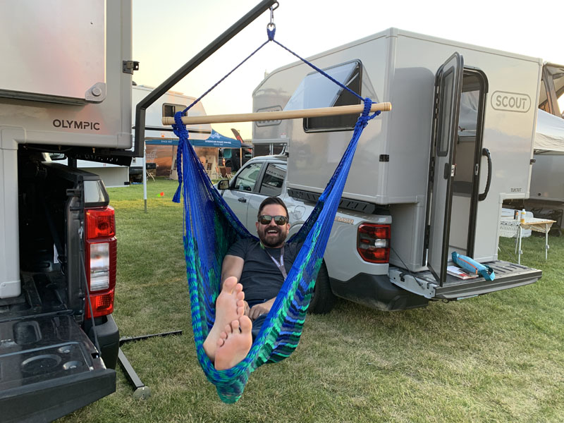 David Hanging In The Hammock Scout Olympic