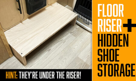 Floor Riser Shoe Storage