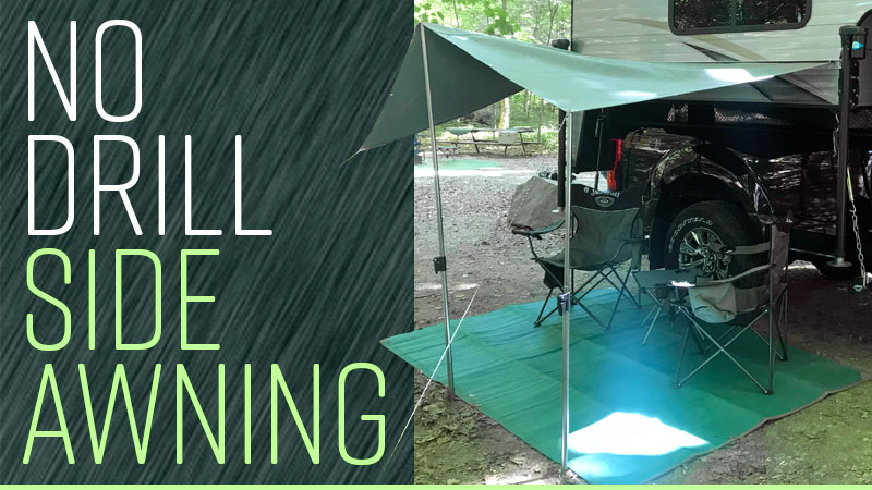 No drill side awning