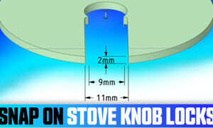 Snap On Stove Knob Locks